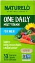 Naturelo, Jedna denně Multivitamin Kapsle pro muže, 30 Počet