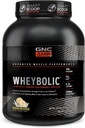 GNC AMP Wheybolic Klinicky osvědčený proteinový prášek, 40 g syrovátkového proteinu, BCAA, Leucin, zvyšuje svalovou sílu, budování svalů, třetí strana testována, gluten zdarma, Banana Milkshake, 25 Služeb