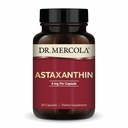 Dr. Mercola Organic Astaxanthin - 4 mg Astaxanthin - Výkonná antioxidant Support - Organic Microalgae Extract - Non- GMO, gluten- Free & Soy- Free - 30 Kapsle (30 Služení)