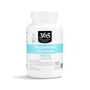 365 podle Whole Foods Market, Magnesium Glycinate Tablets, 400 MG, 90 Count