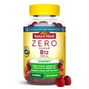 Příroda Vyrobeno nula cukr Energie Vitamin B12 Gummies 1000 mcg per Serving, B12 Vitamíny, Energetický metabolismus Podpora, Aspartam zdarma, 110 Cukr zdarma Gummies, 55 Day Supply