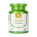 Magnesium L- threonát - 100mg, DHA- 100mg, Fosfatidylserin- 40mg, komplex hořčíku doplňky pro starší děti Brain Health a kognitivní podpora Zlepšit mozek - 60 Kapsle