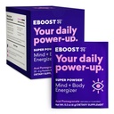 EBOOST Super Energy Powder Drink Mix, Non- GMO Electrolyte Supplement Non- GMO Doplněn vitamíny (Acai Pomegranate), 0.2 Ounce (balení po 20)