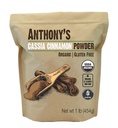 Anthony 's Organic Cassia Skořice Powder, 1 LB, Ground, Gluten Free, non GMO, neozářený, Keto Friendly