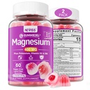 Sugar- Free Magnesium Gummies 400mg CLAS124; 5- in-1 Complex Magnesium: Glycinát, Citrát, Malate, Chlorid & Taurate CLAS124; s Ashwagandha, Vitamin D3 & Zinek CLAS124; Klid, Mood & Energy Support CLAS124; Vegan, 2-Pack