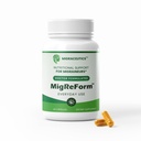 MigReForm Lahvička 60 - Lékař Vydávaný Migréna Relief doplňky - Přírodní Migréna Relief Podpora s hořčíkem, Vitamin B2 & CoQ10 - Migréna Dodatek pro ženy a muže - Migréna Vitamíny