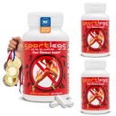 SPORTLEGS Rychlé Fitness Boost Pre Workout pro muže a ženy, Lactic Acid dodatek, Sportovní Endurance Palivo, Vytrvalost doplňky pro běžce - NSF Certified for Sport, 120- kapsle láhev, balení 3