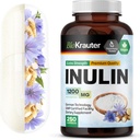 BIO KRAUTER Inulin Powder Capsules - Inulin Prebiotic Fiber 1200 mg Síla - 250 Počet - Čisté rozpustné vláknité doplňky - Chicory Root Fiber Capsules for Digestive Support - Vegan