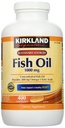 Kirkland Signature Natural Fish Oil Concentrate with Omega-3 Fatty Acids - 400 Softgels (Balení po 2)