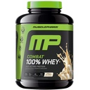 MusclePharm Combat 100% syrovátkový protein prášek, Vanilla Flavor, Rychlé zotavení a svalový zisk s syrovátkovým proteinovým izolátem, High Protein prášek pro ženy a muže, gluten zdarma, 5 liber, 70 Služeb