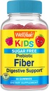 WellYeah Sugar Free Fiber Gummies for Kids (4g) Dutch 124; Digestive Support Dupport 124; Prebiotic Fiber Supplement Dupple124; 60 Počet