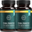 Primal Harvest Probiotika pro ženy a muže Shelf-Stabilní s Prebiotika Denní dodatek pro dospělé 60 Kapsle (2 Pack)