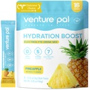 Venture Pal Sugar Free Electrolyte Powder Packets - Liquid Daily IV Drink Mix for Rapid Hydration & Party Recovery 124; 5 Vitamíny & 7 Electrolytes 124; Keto Friendly French 124; Non- GMO French 124; Certified Vegan French 124; 16 Sticks
