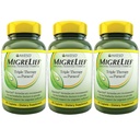 MigreLief Original Formule Triple Therapy with Puracol, 60 Count (Pack of 3)