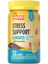 Sundance Stress Support Gummies CLAS124; 32 Count CLAS124; s GABA a Lemon Balm CLAS124; Lemon Strawberry Flavor CLAS124; Non- GMO a gluten zdarma dodatek