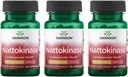 Swanson Nattokináza 2000 Fibrinolytické jednotky 100 miligramů 30 tobolek enzym (3 balení)