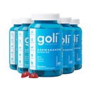 Goli Ashwagandha & Vitamin D Gummy - 300 Počet - Smíšené Berry, KSM- 66, Vegan, Plant based, Non- GMO, gluten- Free & Gelatin Free Relax. Obnovit. Uvolnit, balení po 5