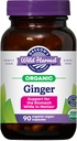 Oregon Wild Harvest, Certified Organic Ginger Kapsle pro podporu žaludku, Non- GMO, 1000 MGS, 90 Počet