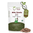 Organic Way All Milk Thistle Seeds (Silybum marianum) - Bylinný čaj 124; European Wild- Harvest, Organic & Kosher Certified, Vegan, Non GMO & gluten Free, USDA Certified, Původ - Albánie (16 Oz)