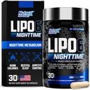 Nutrex Lipo 6 Nighttime Fat Burner current 124; Melatonin spánková pomoc & hubnutí dietní pilulky pro muže a ženy current 124; Night Time Metabolismus Booster Appetite Conpressant current 124; 30 Servings (1)