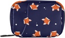 Pill Box Roztomilý Fox 7 den Pill Pouzdro Pouzdro Pořadatel Bag se zipem Přenosný Týdenní vitamin Medicine Dodatek Držák Pouch Bag