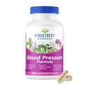 RidgeCrest Herbals Krevní tlak Bylinné Formule, 12 Byliny, Poria Houba, Gastrodia, Gardenia, pro srdce, Cévní, Circulation Health (60 Počet (balení po 1))