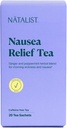 NATALIST Nausita Relief Tea Ease Ranní nevolnost uklidňující Plant- Based Comfort Blend for Women - Digestive Soothing Organic Ginger & Peppermint - Vegan, gluten- Free, Caffeine- Free - 20 sáčků