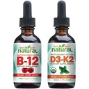 Proč ne přírodní organické vitamín B12 a vitamín D3 K2 kapalné kapky