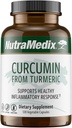 NutraMedix Curcumin - 500mg Turmerické tobolky - Podporuje zdravou zánětlivou odpověď, imunitní systém, mozková, srdeční a jaterní podpora (120 tobolek)