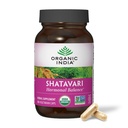 ORGANICKÁ INDIA Shatavari Kapsle - Bylinné doplňky, Podporuje hormonální rovnováhu, Imunitní systém Podpora, Vegan, gluten- Free, USDA Organic, Podporuje reprodukční zdraví - 180 Kapsle