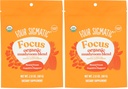 Čtyři Sigmatické Focus Směs 7 Superfoods Adaptogen Směs s Lion 's Mane, Cordyceps, Rhoddiola, Bacopa & Mucuna CLAS124; Produktivita & Creative Support CLAS124; Decaf & Disolves Easily CLAS124; 30 Servings (Pack of 2)