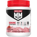 Muscle Milk Genuine Protein Powder, Jahody 'N Crème, 1,93 Pounds, 13 Servings, 32g Protein, 3g Cukr, vápník, vitaminy A, C & D, NSF Certified for Sport, Energizing Snack, Balení květen Vary