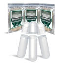 wananfu Pre- Separated Empty Capsules 0 Vegetarian (1000 Počet), Clear Fillable Veggie Pill Kapsle Velikost 0 pro výrobu vlastních doplňků