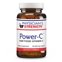 Síla lékaře Power-C - 90 Kapsle - Syrové potraviny Vitamin C + Flavonoidy z Camu Camu, Acerola Cherry, Rhus coriaria & Rose Hip - Kosher - 30 Služební