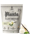 Ambrosia Planta - Premium Plant- based protein current 124; Vegan & Keto Friendly currency currency 124; Gourmet Flavors with No Floating or Stomach Upset current 124; Gluten & Soy Free current 124; No Add Sugar currency 124; 25 Servings currency 124; Vanilla