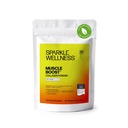 Sparkle Wellness Muscle Boost (No Flavor) [30- Slouží] 124; Kolagen dodatek prášek s hydrolyzovaný BODYBALANCE kolagen Peptidy & Buffered Vitamin C COD124; Zlepšuje složení těla
