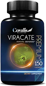 Viracate Imunitate Defense Dodatek 124; s Monolaurin, Olive Leaf Extract, Cat 's Claw, & Lysine 124; Antimikrobiální vlastnosti 124; 150 Kapsle