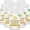1000mg Liposomální CoQ10 Ubiquinol, 480 Vegan Softgels, High Absorption Ubiquinol CoQ10 Supplement, Active Antioxidant Form of Coenzym Q10 for Heart Function & Energy Production