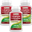 Nejlepší Naturals L- Arginine L- Citrulline Complex 1000 mg 250 tablet (250 kusů)