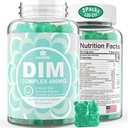 DIM doplněk ženy 400mg, Estrogen doplněk pro ženy, Cukr zdarma DIM gumy pro muže a ženy + Biotin, Flaxseed Oil, Burdock, Calendula, BioPerine pro Hormon Balance, Menopauza & Prostate 120Cts