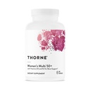 THORNE - Ženské Multi 50 + - Komplexní denní multivitamin s vitaminy A, B6, B12, C, D, E, K, Zink & More - Podpora srdce, mozku, kostí a imunitního zdraví * - 180 Kapsle