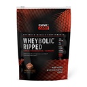 GNC AMP Wheybolic Ripped Protein Powder & Termogenní dodatek, Zvyšuje sílu svalů & Velikost, Energie & Endurance, 40g Protein, 6.2g Leucin, 15g EAA, Kofein, Čokoláda Fudge, 9 Serving