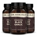 Dr. Mercola fermentovaný černý česnek, 90 Služeb (180 Kapsle), Dietní dodatek, Podporuje imunitní zdraví, Non- GMO