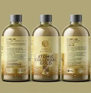 Golden - Čisté Atomic Koloidní Gold Solution for Enhancing Wellbeing and Mental Clarity - Premium Ionion Supplement for Natural Health
