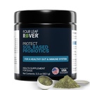 Four Leaf Rover Protect - Probiotika pro psy - Veterinární Vypočteno - s přírodním Prebiotika a antioxidanty - Detoxifikace a Gut zdraví - 30 Den Velký pes Dodávka