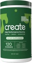 Vytvořit denní výkon Gummy - Creatin Monohydrát Gummies pro muže a ženy - Zvýšení energie, imunita a síla, Vegan, gluten- Free, 4g Creatine + 5g Fiber per Serving (120 ct Gummies, 30 Servings)