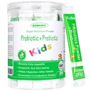 Zebora Děti Probiotika & Prebiotika Powder Age 3 + Podpora Dětské trávicí a imunitní systém s přírodním zdrojem, Promotes Zácpa Relief, Non- GMO, Gluten- Free, 30 Packets s 5 miliard CFU