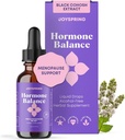 JoySpring Hormon Balance pro ženy 124; Přírodní menopauza doplňky s Black Cohosh 124; Podporuje Hot Flash Relief & PMS Relief pro menstruační bylinné podpory