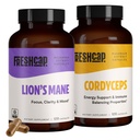 FreshCap Houby Performance Bundle (Lví hříva kapsle a Cordyceps kapsle)