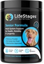 Fáze 3: Senior Dog Formule pro Hip & Joint Support, Cognitive Health, & Zdravá pleť & Coat - Přírodní složky - Rybí olej, Flax Seed, Turmeric & Probiotics, Vet Schváleno